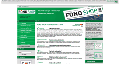 Desktop Screenshot of fondshop.cz